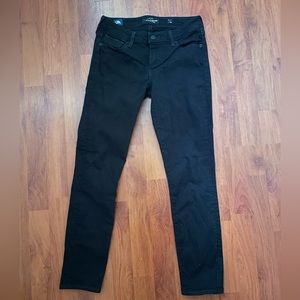 Gently worn Lucky Brand skinny jeans. Black, size 2/26.